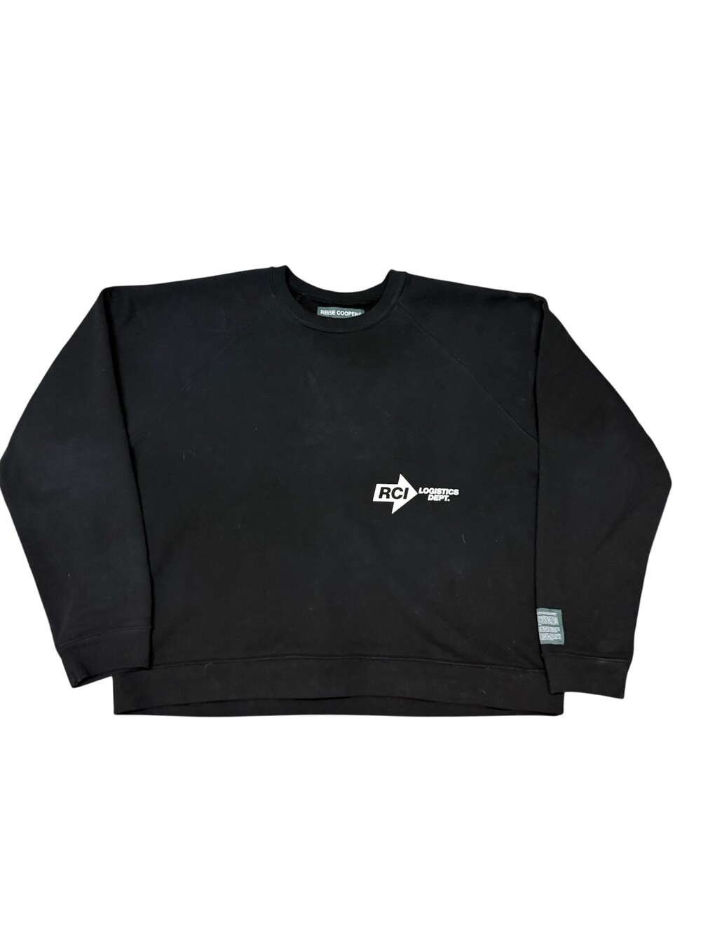 Reese Cooper Sweatshirt Mens XL Black RCI Logistics Dept Graphic Fleece Pullover